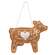 Gingerbread Cow Ornament - 4.5"H