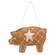 Gingerbread Pig Ornament - 3.5"H