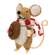Cookies and Milk Mouse Felted Ornament