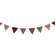 Olde Thyme Jingle Bell & Button Pennant Garland