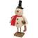Top Hat Frosty With Stocking on Base - 14"H