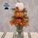 Autumn Floral Pumpkin Centerpiece - 25"H