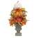 Autumn Floral Pumpkin Centerpiece - 25"H
