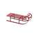 Red Metal Sled - 8.5"L