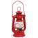 Vintage Red Metal Lantern - 7.5"H