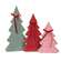 3 Set - Rustic Wood Christmas Tree Sitters