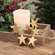 6 Set - Gold Wooden Stars