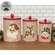 3 Set - Nostalgic Christmas Metal Canisters
