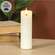 Ivory Blow Out Timer Pillar - 2.25" x 7"