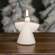 Ivory Angel LED Timer Candle - 5"