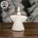 Ivory Angel LED Timer Candle - 5"