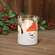 Scattered Snowman & Snowflake Glass Timer Pillar - 4"