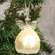 LED Glass Angel Ornament - 4"H