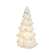 LED White Ceramic Christmas Tree - 6"H