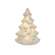 LED White Ceramic Christmas Tree - 4.5"H
