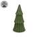Green Ceramic Christmas Tree Sitter - 8.25"H