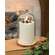 Winter Dreams LED Timer Pillar in Glass Cloche
