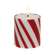 Candy Cane LED Timer Pillar - 4.5"H