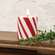 Candy Cane LED Timer Pillar - 4.5"H