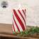 Candy Cane LED Timer Pillar - 6"H