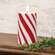 Candy Cane LED Timer Pillar - 6"H