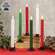 Christmas LED Timer Tapers - 6 Asstd