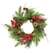 Jingle Berry Mixed Pine Candle Ring 6.5"