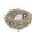 Sugar Frosted Bird Nest With Eggs - 3.5"
