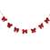 Red Velvet Bow Garland - 4 Ft.