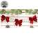 Red Velvet Bow Garland - 4 Ft.