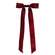 Burgundy Velvet Bow - 15.5"