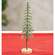 Sugar Plum Frosted Pine Tree - 7"H