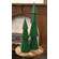 Green Metal Christmas Tree with Embossed Snowflakes - 25.5"H