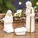 3/Set - White Ceramic Nativity Set