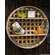 Basket Weave Two-Level Round Wall Shelf - 65113;