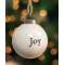 {[en]:Joy White Enamel Ornament -