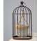 Vintaged Birdcage w/ Hanging Cement Planter, Medium - QX18209B;