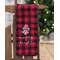 Red Buffalo Check Merry & Bright Christmas Towel 13892