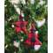 Red Buffalo Check Fabric Tree Ornament - # 13979