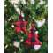 Red Buffalo Check Fabric Star Ornament -