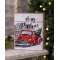 Merry Christmas Red Truck Box Sign - # 90763