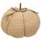 Chenille Pumpkin - 8" Cream;