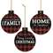 Home for Christmas Ornament - 3 asst;
