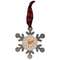 Snowman Head Metal Snowflake Ornament - #34680