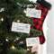 White Christmas Wood Ornament, 3/Set -