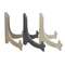 Wooden Long Oval Plate Stand - Farmhouse Colors;