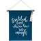 Gratitude Fabric Wall Hanging;