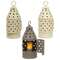 Mini Railroad Lantern - Farmhouse Colors - 3 asst;