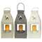 Mini Star Lanterns - Farmhouse Colors - 3 asst;
