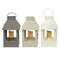 Mini Colonial Lanterns - Farmhouse Colors - 3 asst;
